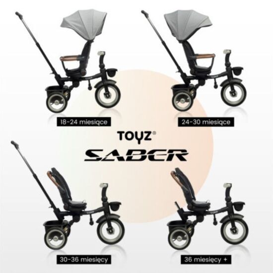 Трицикл TOYZ 0367 Saber, голубой, изображение 16