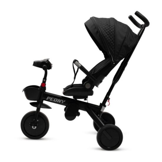Трицикл BabyMix 56314 Peony EVA, чёрный, изображение 3