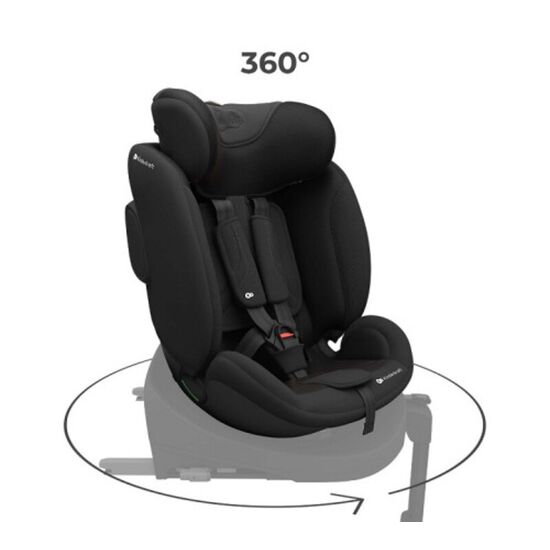 Scaun auto KinderKraft "I-Fix Endura Safe" (61-150 cm), negru, 3 image