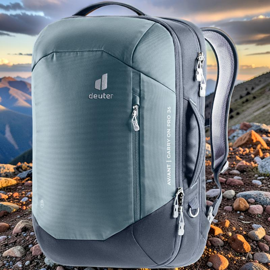 Рюкзак DEUTER Aviant Carry On Pro 36 teal-ink