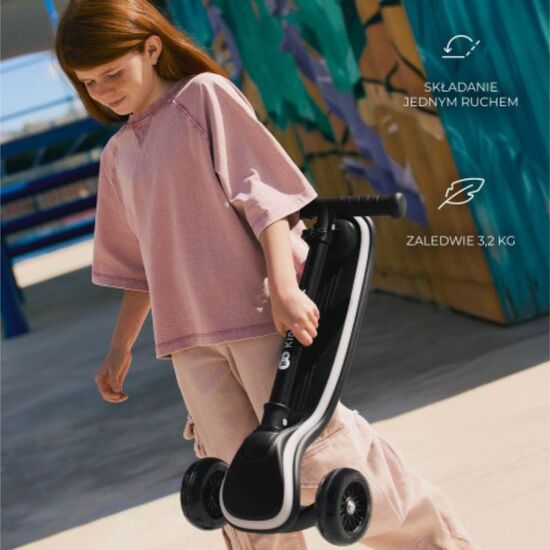 Trotineta KINDERKRAFT Raket negru, 9 image