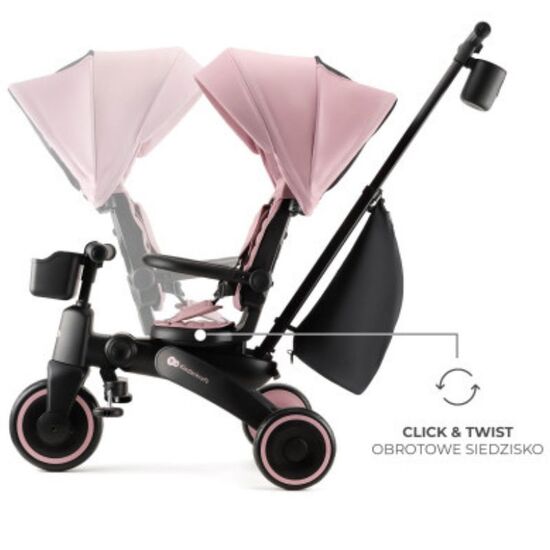 Tricicleta pliabila KINDERKRAFT Jazz 2 roz, 4 image