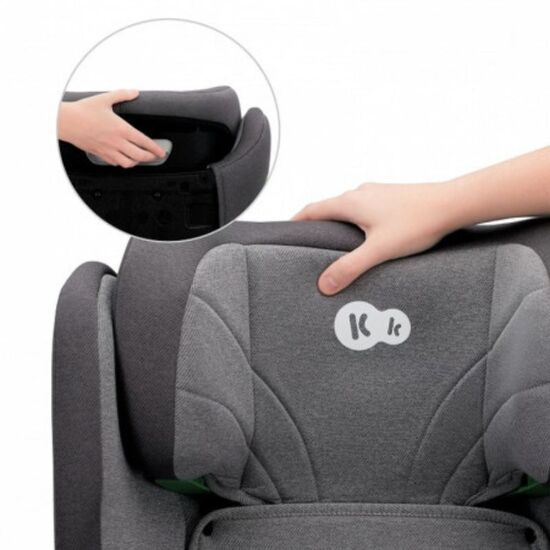Scaun auto KINDERKRAFT Junior Fix2 I-Size gr. 2/3 (100-150 cm) gri, 6 image