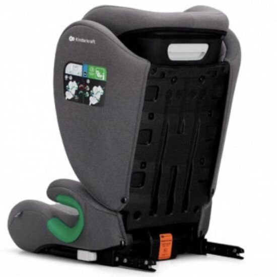 Scaun auto KINDERKRAFT Junior Fix2 I-Size gr. 2/3 (100-150 cm) gri, 5 image