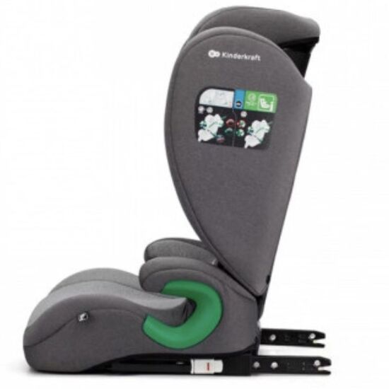 Scaun auto KINDERKRAFT Junior Fix2 I-Size gr. 2/3 (100-150 cm) gri, 4 image