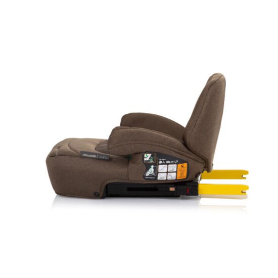 Booster Chipolino Isofix Safy SDKSF0243MA, (125-150 cm.), maro, 3 image