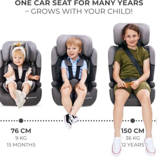 Scaun auto KINDERKRAFT Safety-Fix 2 I-Size (76-150 cm) negru, 8 image