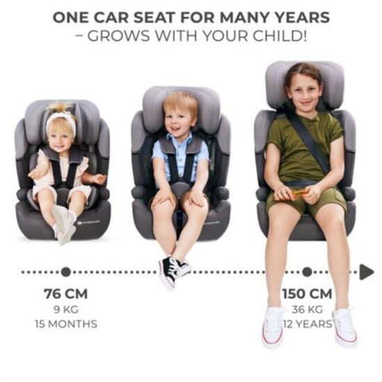 Scaun auto KINDERKRAFT Comfort Up 2 i-Size (76-150 cm) gri, 12 image