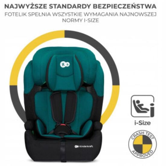 Scaun auto KINDERKRAFT Comfort Up 2 i-Size (76-150 cm) verde, 8 image