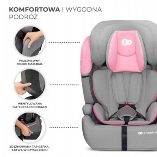 Scaun auto KINDERKRAFT Comfort Up 2 i-Size (76-150 cm) roz, 11 image