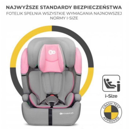 Scaun auto KINDERKRAFT Comfort Up 2 i-Size (76-150 cm) roz, 9 image