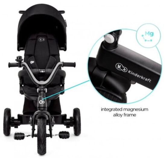 Tricicleta KINDERKRAFT Easytwist negru, 12 image