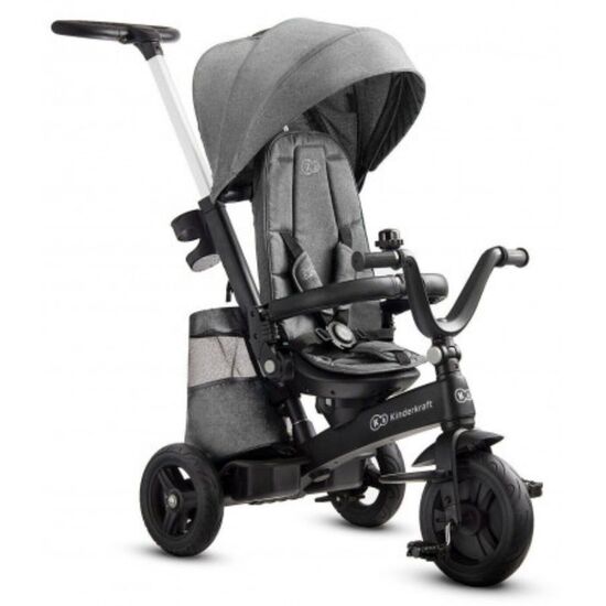 Tricicleta KINDERKRAFT Easytwist gri