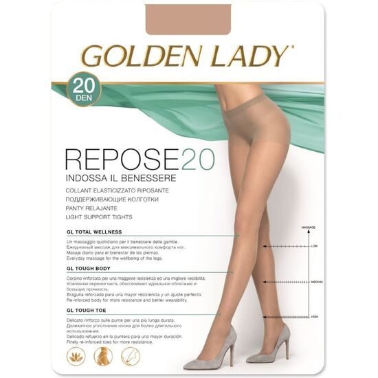 Колготки GOLDEN LADY Repose, 20 Melon 3-M