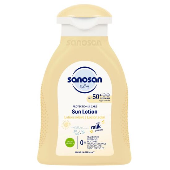 Солнцезащитный лосьон SANOSAN SUN для младенцев, 100 мл