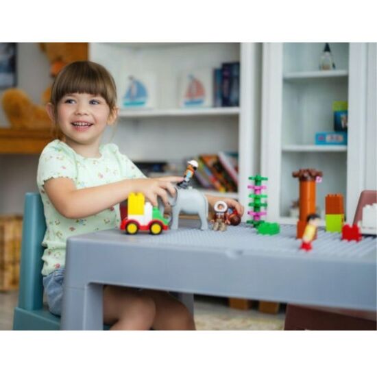 Столик и 2 стульчика TEGA BABY TI-011-174 "Teggi Multifun", серый/розовый/бирюзовый, изображение 4