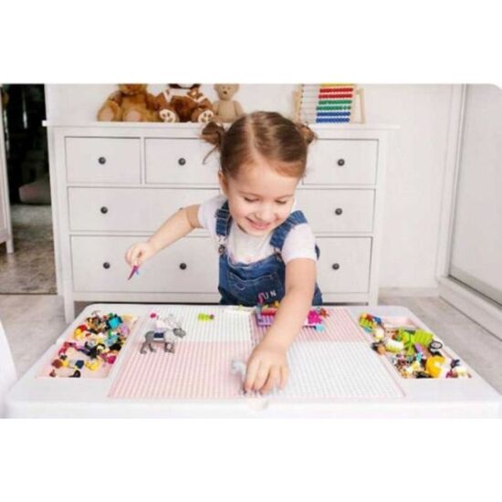 Сменный блок для стола TEGA BABY MF-003-123 MULTIFUN- мелкий конструктор (розовый), изображение 2