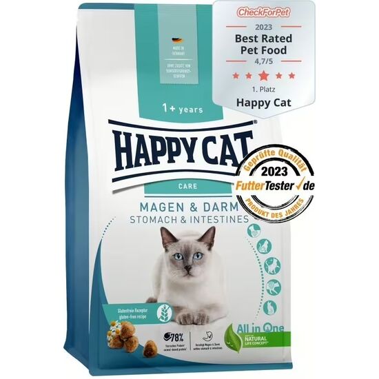 Сухой корм Happy Cat Sensitive Magen & Darm Ente Ries, 4 kg
