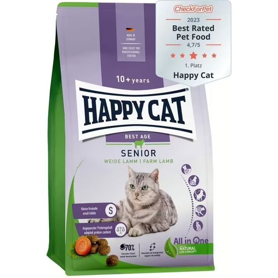 Сухой корм Happy Cat Senior WeideLamm, 4 kg