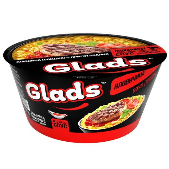 Taitei GLADS, vita, sos tomate si busuioc, 85 g