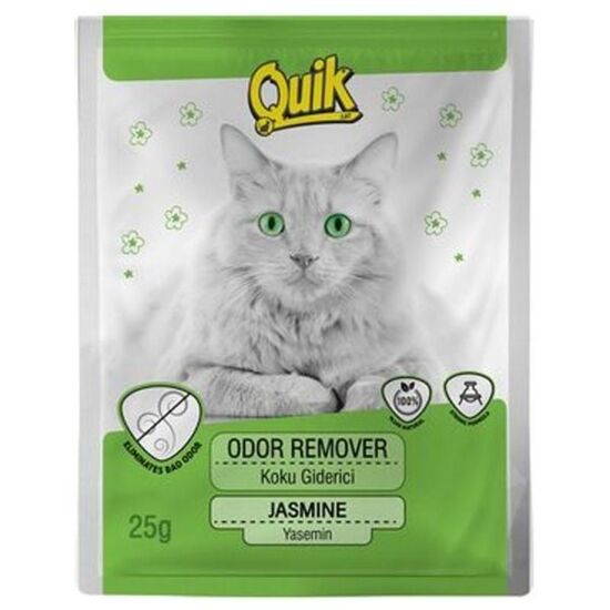 Дезодорант для кошачьего лотка QUIK, Жасмин, 25 гр
