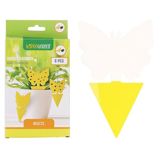 Set capcana adeziva pentru insecte ProGarden "Fluture si floare", 8 buc