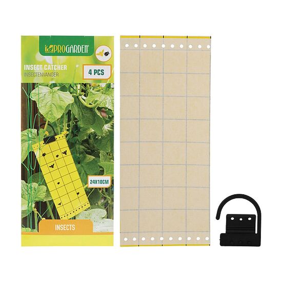 Set benzi-capcane lipicioase pentru insecte ProGarden, 24х10 cm, 4 buc
