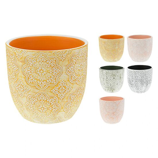 Ghiveci pentru flori, din ceramica, D13х14 cm, 5 culori