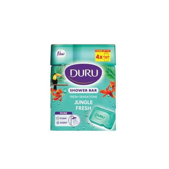 Мыло DURU Fresh Sensations Свежесть джунглей, Экопак, 4х150 гр