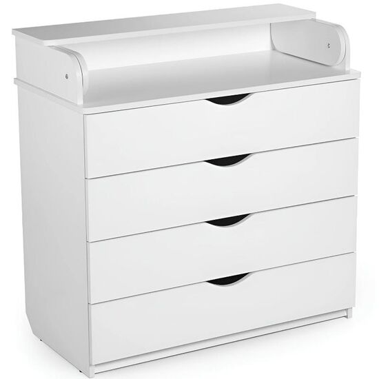 Comodă-măsuță de înfășat PERNAMEA HappyBaby Standart 800 PAL, Alb