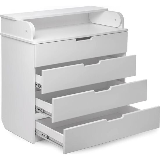 Comod-masa de infasat PERNAMEA HappyBaby Standart 800 MDF, Alb, 3 image
