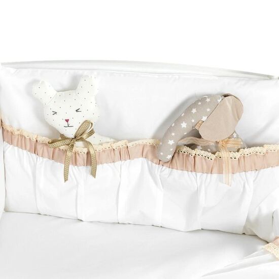 Комплект в кроватку PERNAMEA Elegance, 8 предметов, Коричневый, изображение 4