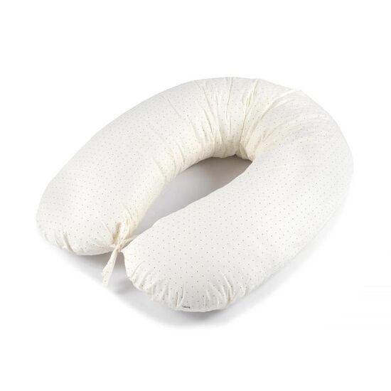 Perna pentru gravide PERNAMEA Bulina, formă-V, Cu față de pernă, Ivory