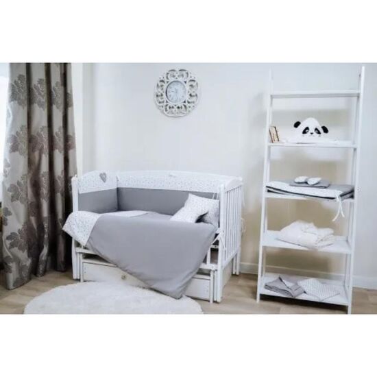 Set in patut PERNAMEA Confort Stele, 8 piese, Gri, 3 image