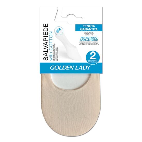 Talpici GOLDEN LADY cotton, Naturale-S/M-35/38, 2 perechi