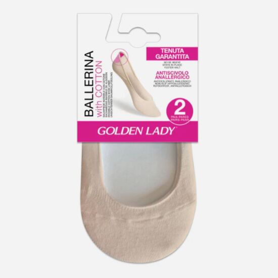 Talpici GOLDEN LADY cotton, Naturale-S/M-35/38, 2 perechi