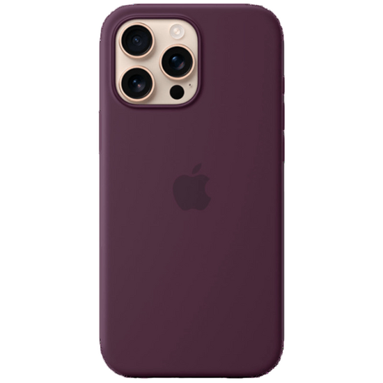 Husă pentru telefonul Apple iPhone 16 Pro Max, Silicone Case with MagSafe, Plum