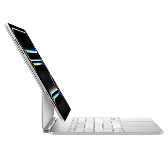 Husă cu tastatură APPLE Magic Keyboard, Pentru iPad Pro 13-inch, (M4/M5), Russian, White, Model A2974, 3 image