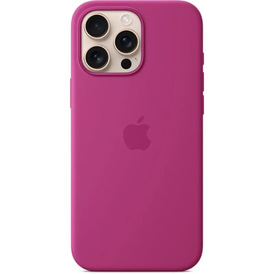 Husă pentru telefonul Apple iPhone 16 Pro Max, Silicone Case with MagSafe, Fuchsia