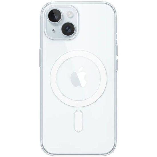 Husa APPLE iPhone 15 with MagSafe, model A3127, transparenta