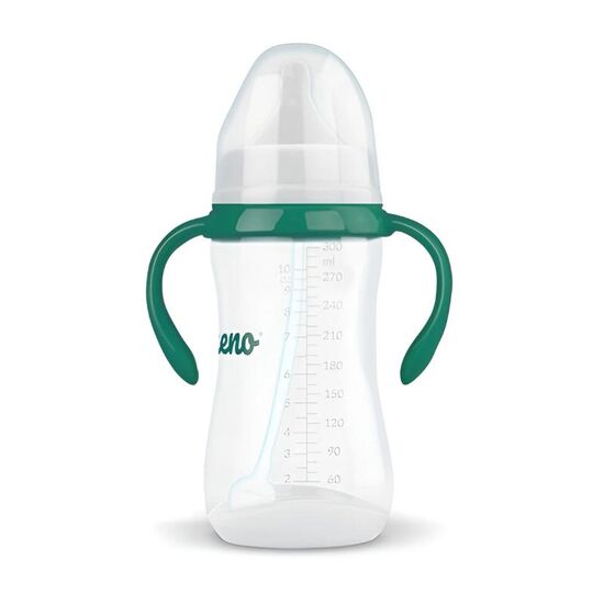 Biberon pentru hranire NENO, Anticolic, Cu tetina din silicon, 300 ml