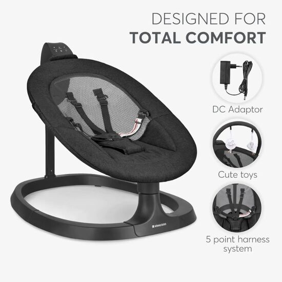 Balansoar KIKKABOO Zazu, Black, 9 image