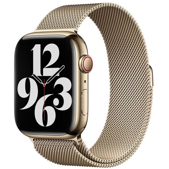 Curea Apple 41mm, Gold Milanese Loop, 2 image