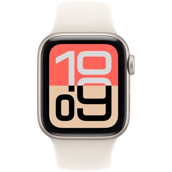 Умные часы Apple Watch SE 3, GPS, 40mm, Starlight Aluminium Case Starlight Sport Band, S/M, изображение 2