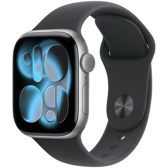 Умные часы APPLE Watch Series 11, GPS, 42mm, Space Grey, Aluminium Black Sport Band, S/M, Model A3331
