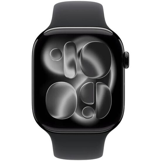 Умные часы APPLE Watch Series 11, GPS, 46mm, Jet Black, Aluminium Black Sport Band, S/M, Model A3333, изображение 2
