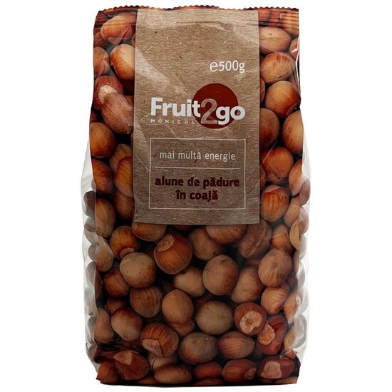 Alune de padure in coaja FRUIT2GO, 500 g