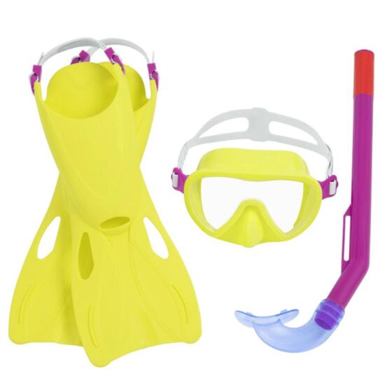 Set pentru înot BESTWAY, Labe, mască, tub, 3 image