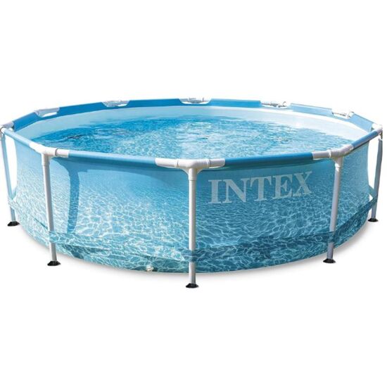 Piscina INTEX BEACHSIDE METAL FRAME, Cadru metalic, 305x76 cm, 4485l