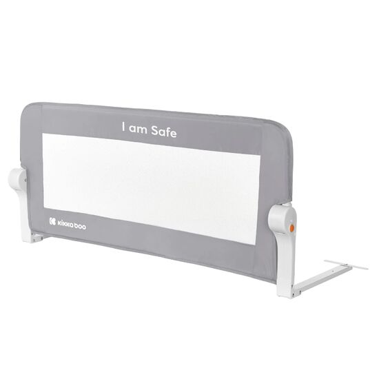 Bariera protectie pat Kikkaboo I am safe, 102 cm, Grey